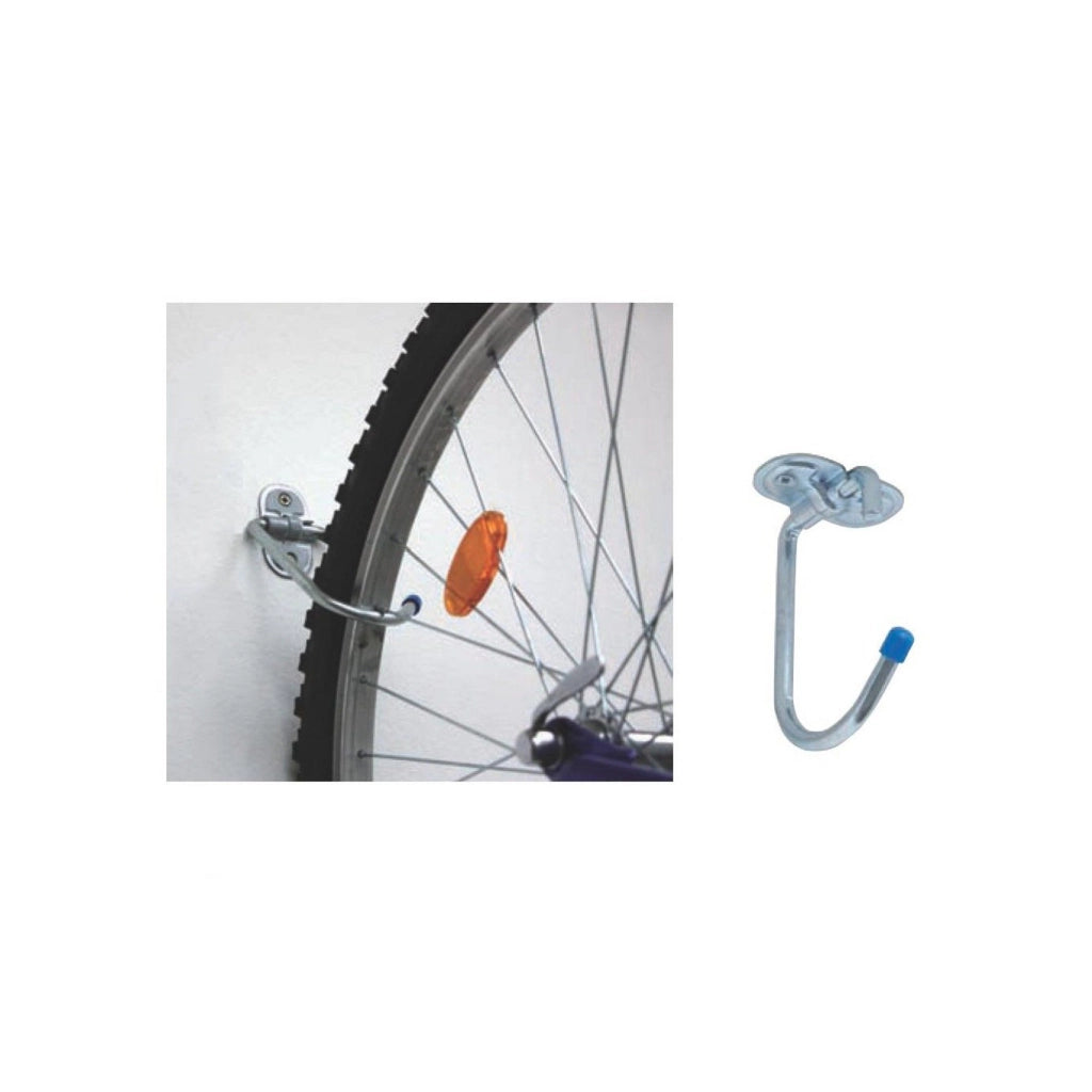Gancio salvaspazio a parete multiuso staffa appendi bici parete muro soffitta