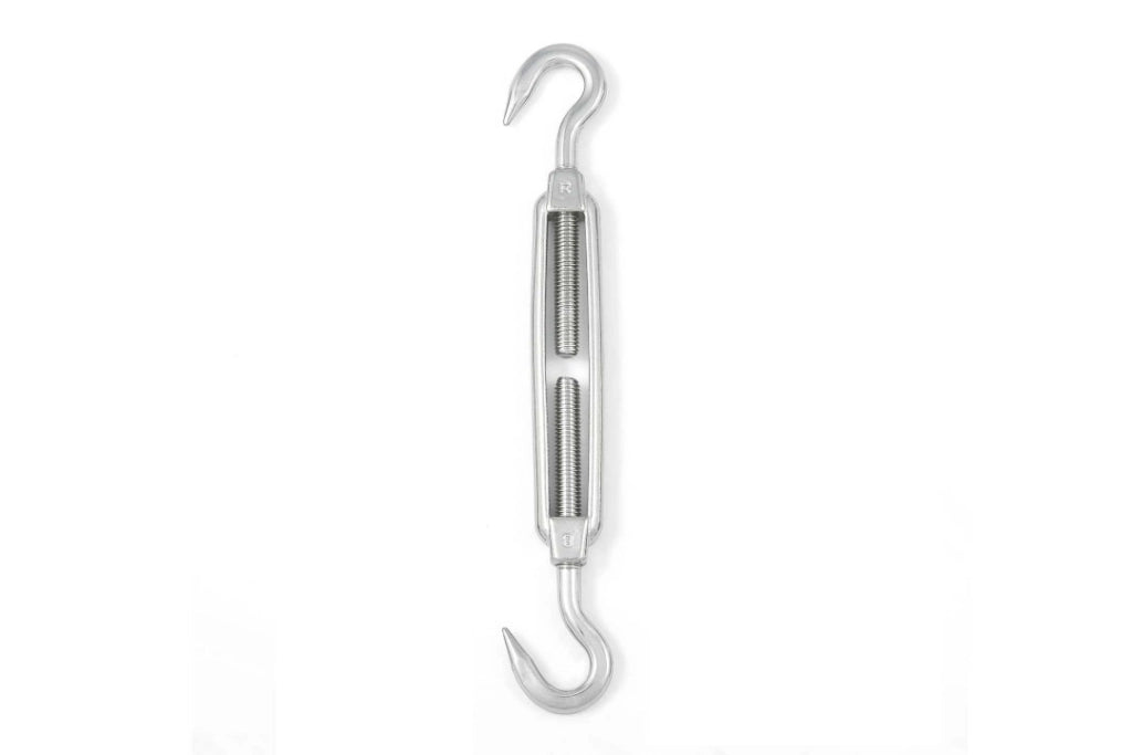Tenditore Zincato 2 Ganci Diametro 8 Mm Set 5 Pezzi - Masidef