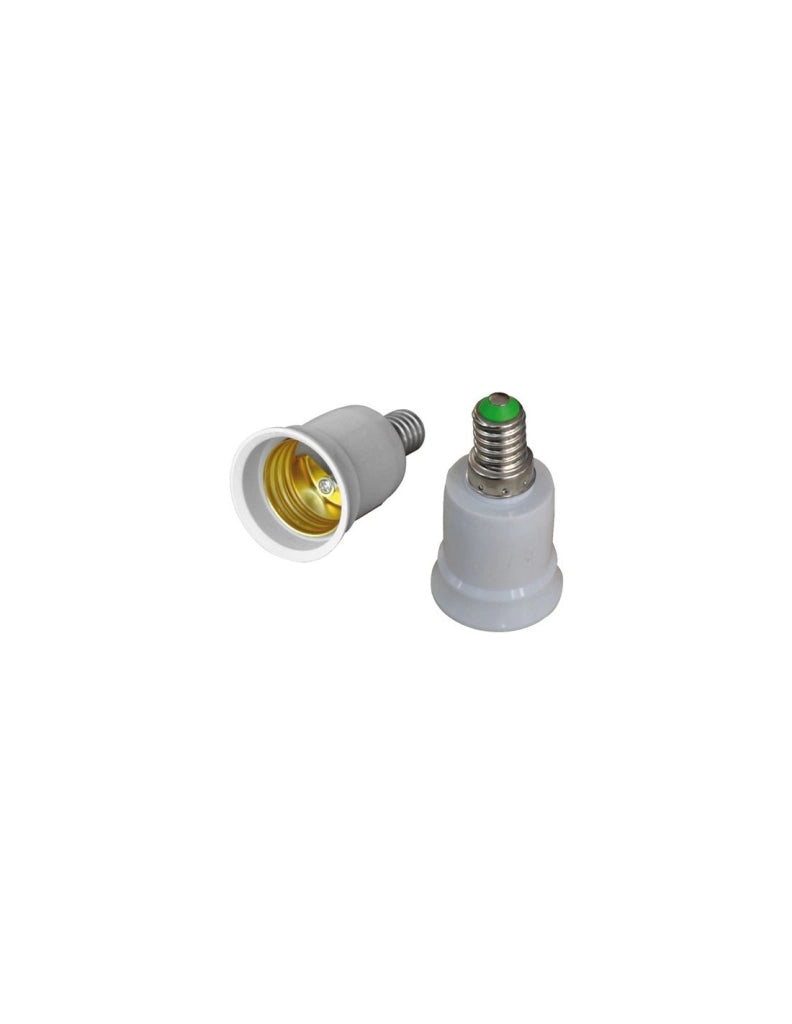 ADATTATORE PORTALAMPADA Da E27 a E14 - LAMPO