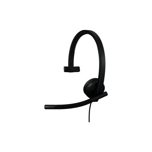 H570e mono (teams version, usb-c) headset - black - 981-001427