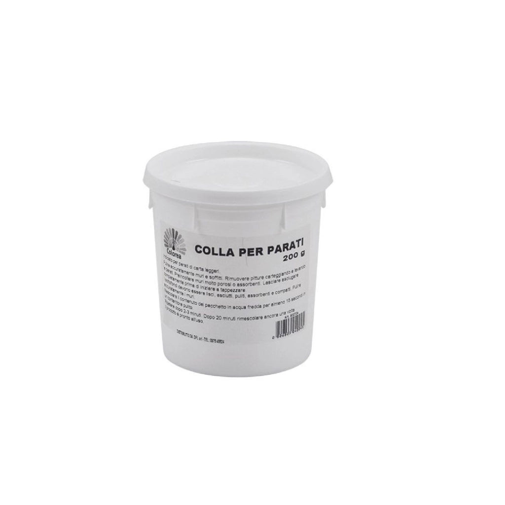 Colla per parati Colorea adesivo in polvere per parati leggeri 200gr resa 60 mq c.ca