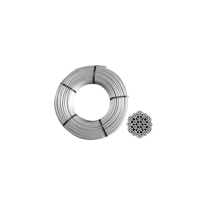 FUNE ZINCATA COMMERCIALE Ø 10 mm - rotolo 25 mt
