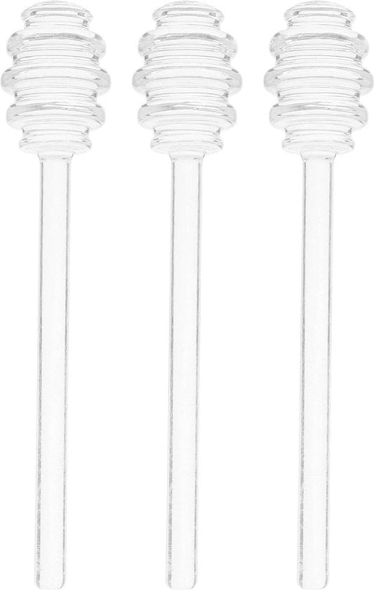 Set di 3 cucchiai per miele - cucchiaio per miele - cucchiaio da cocktail - cucchiaio per applicare miele - cucchiaio di miele mini - cucchiaio da cocktail - contenitore per miele e marmellata - senza drizzle