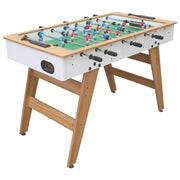 Calciobalilla 120cm bianco e legno