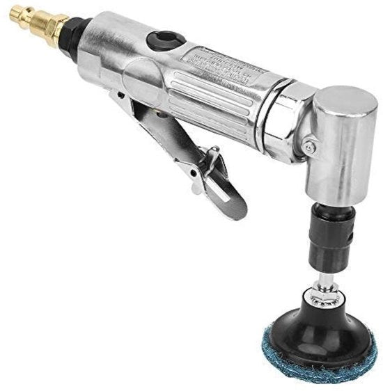Macchina da raschiatura sommersa con disco abrasivo 2 pollici - 2000 giri/min, smerigliatrice a rasoio a 1/4 pollice MBSP inalatore di aria, macchina da raschiatura sommersa pneumatica con curvatura di 90 gradi