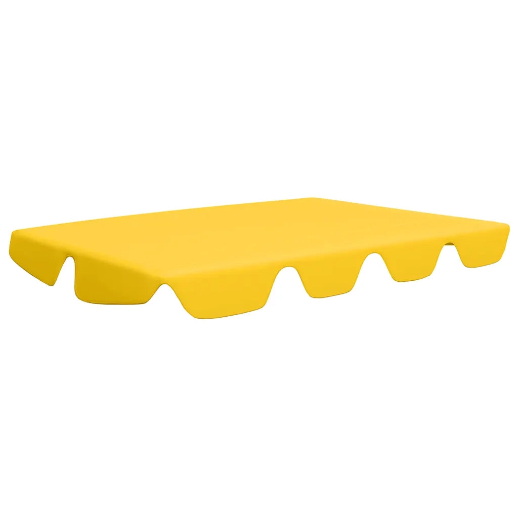 Baldacchino per Dondolo Giardino Giallo 188/168x145/110 cm 312091