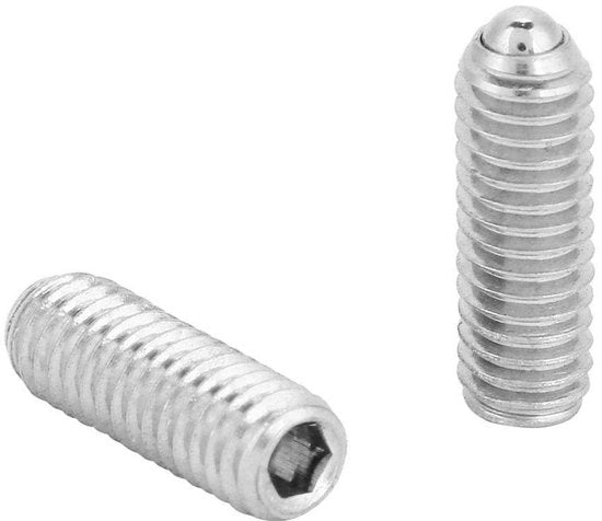 Kit di fissaggio a vite a sfera a 5 facce Allecto plus, set di 20 viti a sfera in acciaio inossidabile per applicazioni di macchinari.