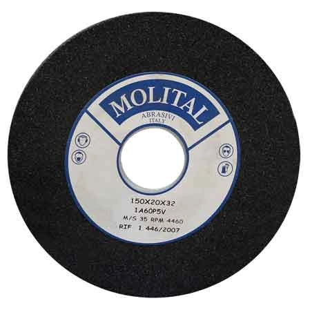 MOLA ABRASIVA Ø mm 125x15 F.32 - grana 60 - MOLITAL