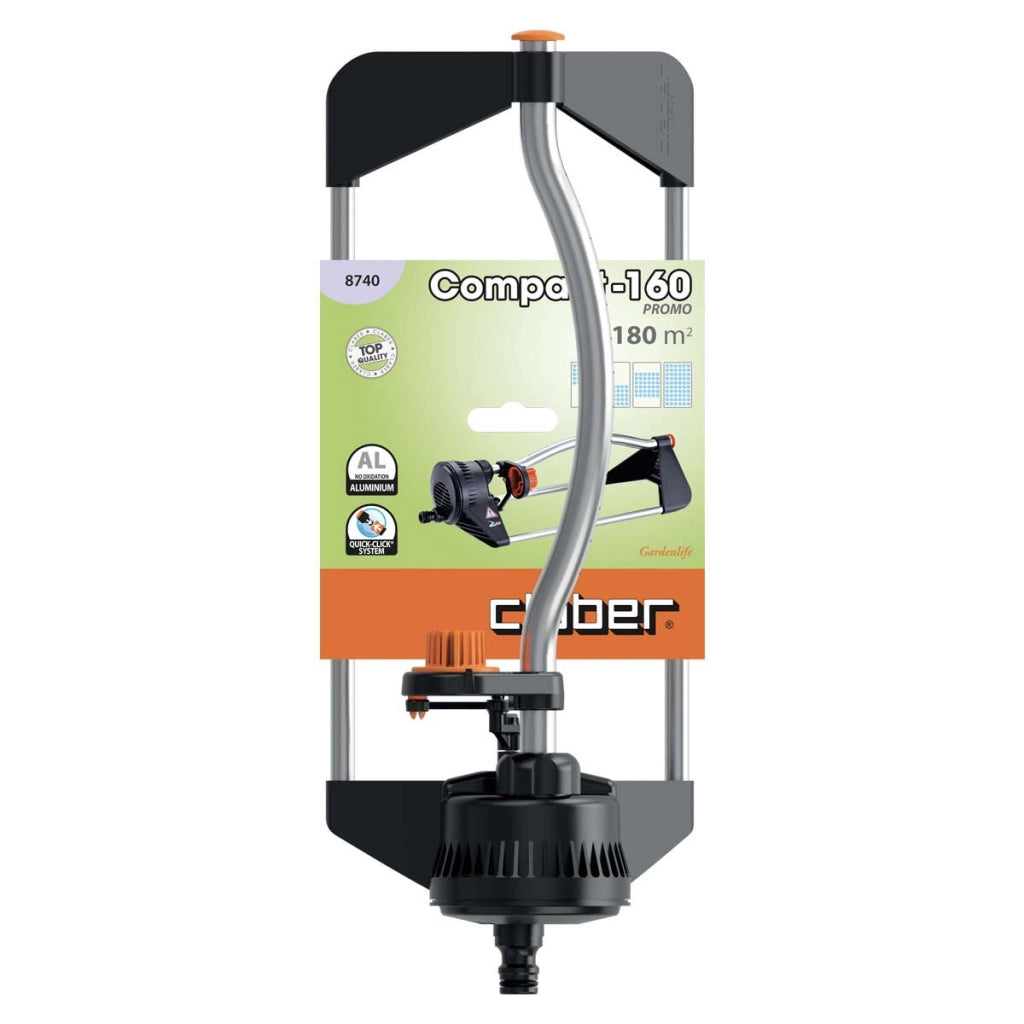 IRRIGATORE OSCILLANTE COMPACT 160 PROMO CLABER  PLASTICA/METALLO INNESTO RAPIDO SELF 8740