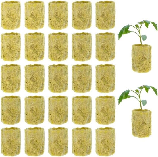 Pietra Vetrificata Plus - 50 pezzi di cubo di pietra vetrificata per la coltivazione di semi e idrocoltura - Mezzo di crescita per piante - Terra di coltivazione in pietra vetrificata - 50 pezzi.