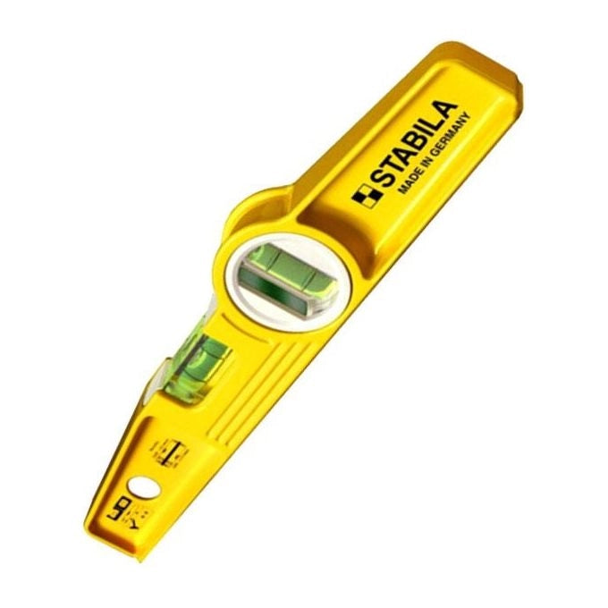 Stabila 02504 81S Livella Trapezoidale Alluminio Pressofuso 2 Fiale 60 cm Precisione 0,5 mm-m colore Giallo