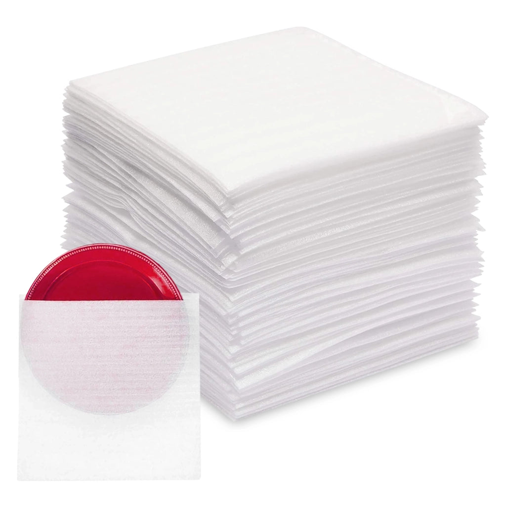 100 Pezzi Pluriball Buste Per Imballaggio Fogli Imballaggio In Poliuretano Espanso Trasloco Protezione Vetro Piatti Porcellane Stoviglie 30x30Cm Imballo Materiale Fragile Delicato