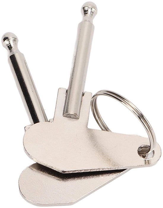 Chiavi di Contatto Universali 5mm - 2 Pezzi - Trattore/Macchina Pala - Metallo di Alta Qualità - Blocco Rilevante