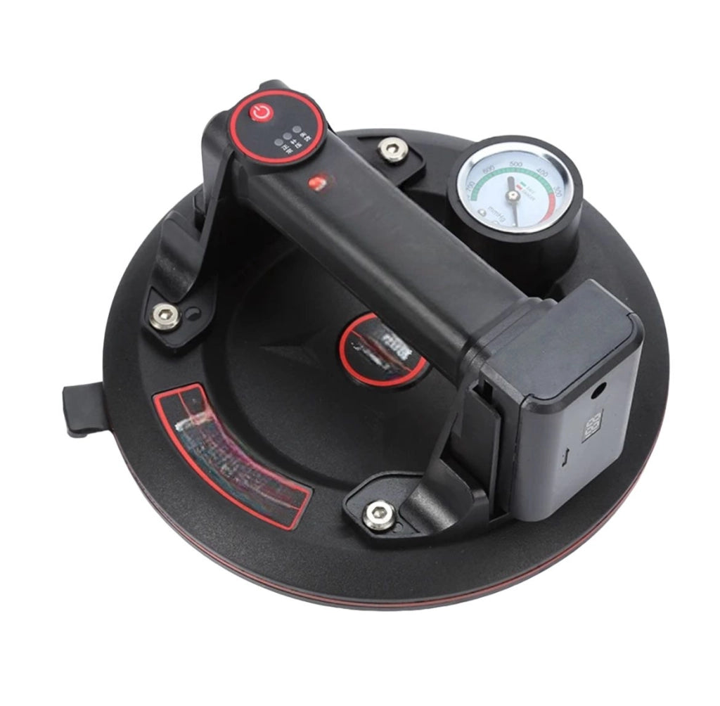 VENTOSA A BATTERIA PER SOLLEVAMENTO PIASTRELLE VETRO MARMO VENTOSA 8'' MAX 200KG