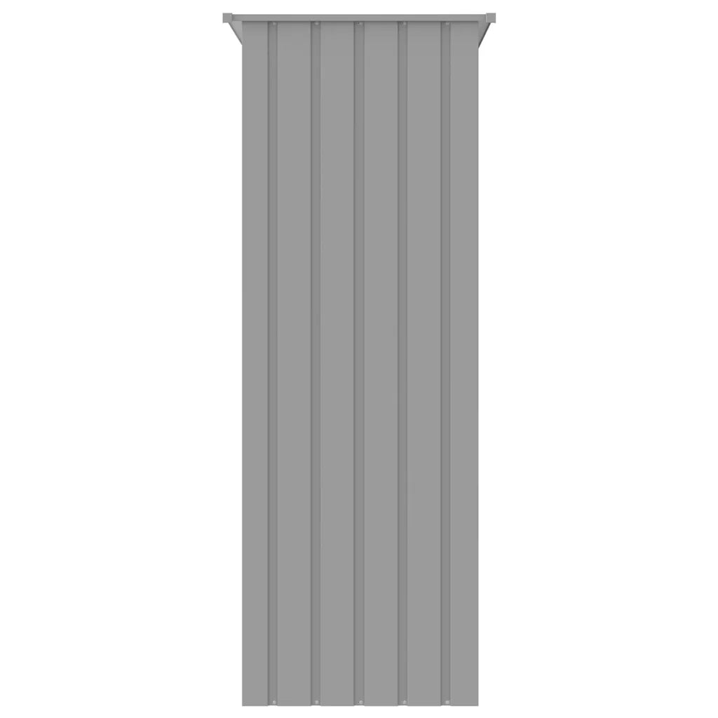 Gabbia per Uccelli Grigia 215x78x200 cm in Acciaio Zincato 172345