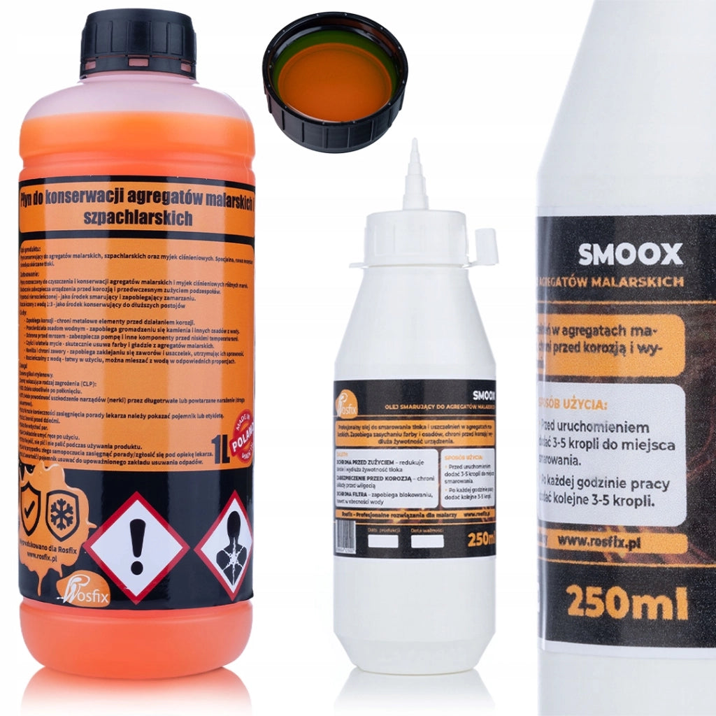 Set di Manutenzione per Spruzzatori Airless di Verniciatura – Olio Lubrificante Smoox 0
