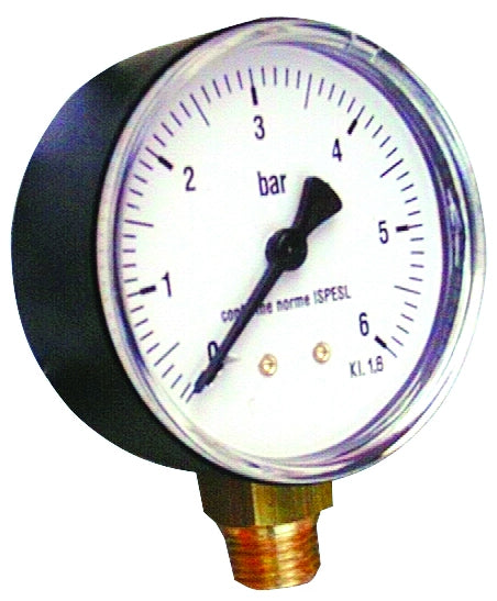 MANOMETRO PER AUTOCLAVE ATTACCO LATERALE 10.00 pz