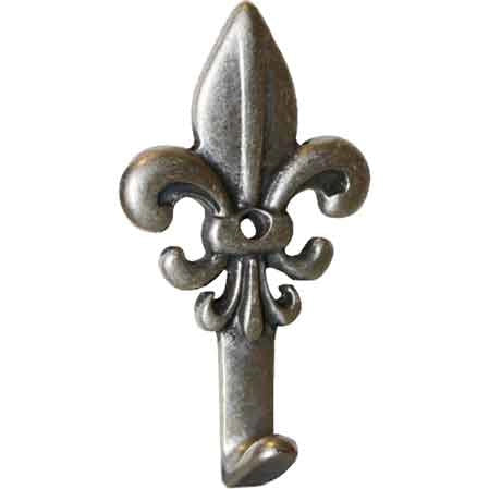 GANCIO PER QUADRI 'GIGLIO' 33 mm - Bronzo- Blister 5 pezzi - 12 confezioni