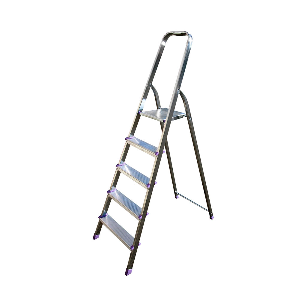 SCALA DOMESTICA IN ALLUMINIO TETI- 4 gradini - H. al piano 0,88 m- GRYN- pezzi 1