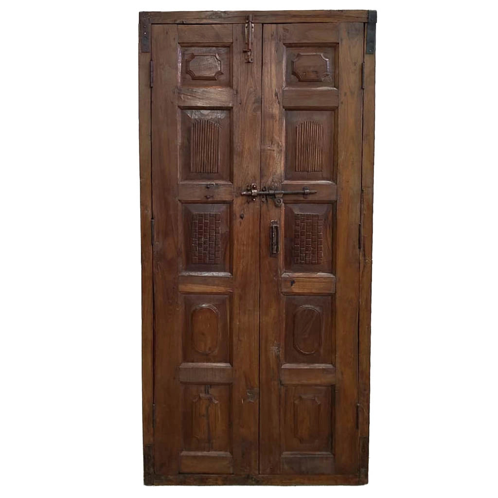Porta in legno fatta a mano 97x8x194h cm