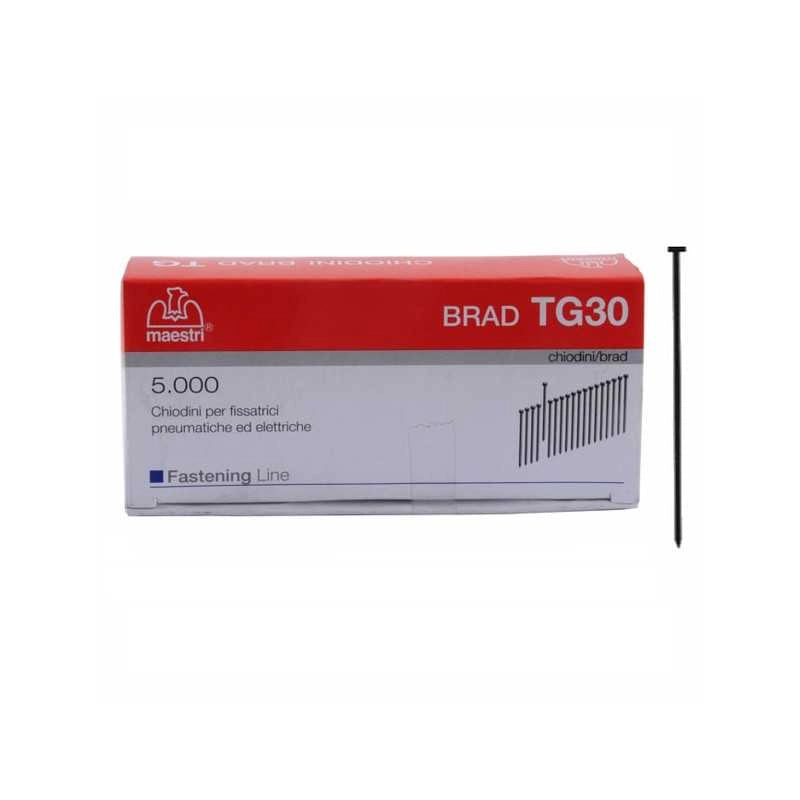 Chiodi mm 30 pz. 5000 Testa Groppino Tg/30 Maestri