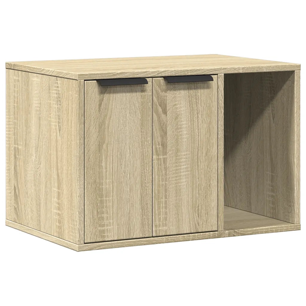 Recinto Lettiera Gatti Rovere Sonoma 60x40x40 cm in Truciolato 857726