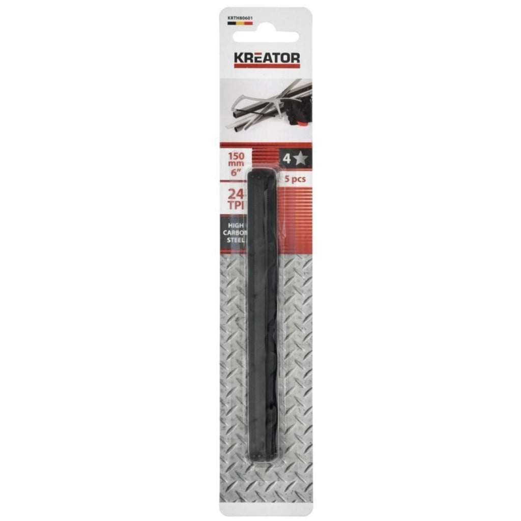 Lame per Seghetto per Metallo Kreator 150 mm (Set 5 pezzi)