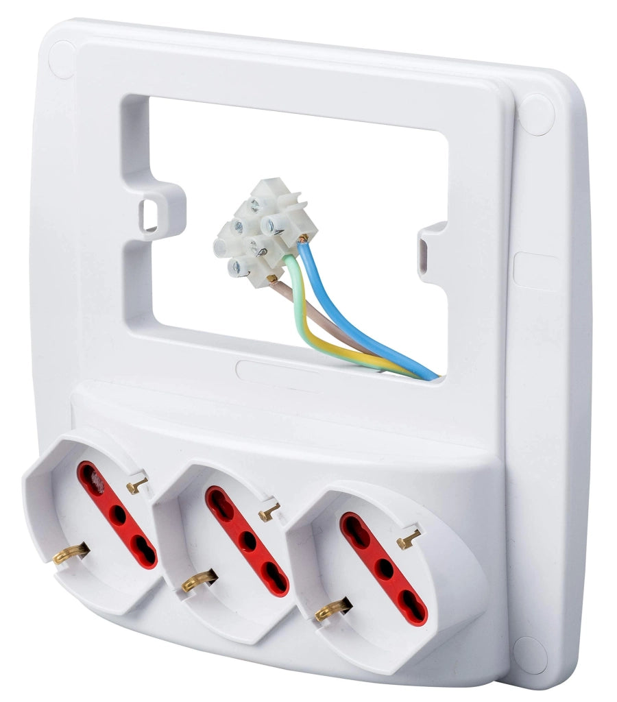 Rosi 94132 Multipresa da Parete Smart 3PR Bip Sc