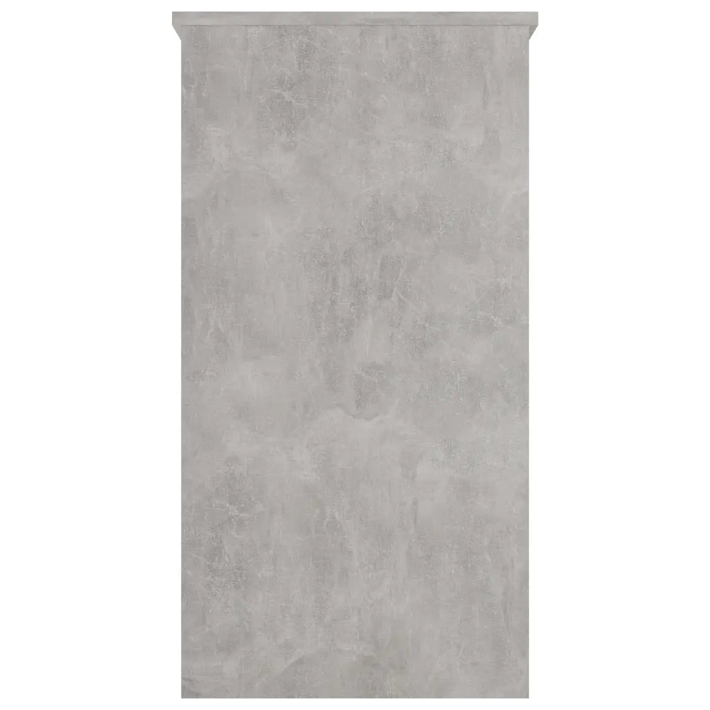 Scrivania Grigio Cemento 80x40x75 cm in Legno Multistrato 801359