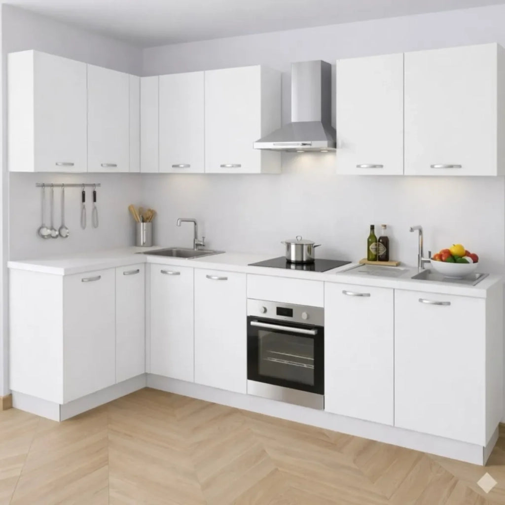 Mobile Base forno il legno L 60 x H 72 x P 55,5 cm in kit colore Bianco