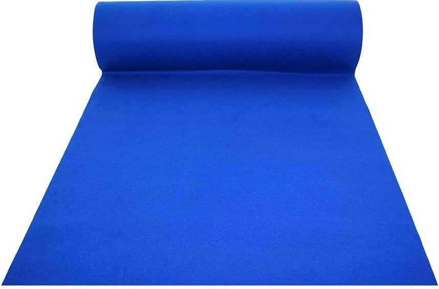 Tappeto moquette guida passatoia per interno esterno Blu Volturno H 1 x 30 mt