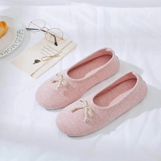 Pantofole per donne - Slippers caldi in cotone - Zoccoli antiscivolo - Taglia 37-40 - Leggero - Zoccoli comodi con inlay antiscivolo