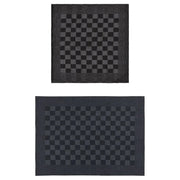 Set Strofinacci 10 pz in Cotone Nero e Grigio 136285