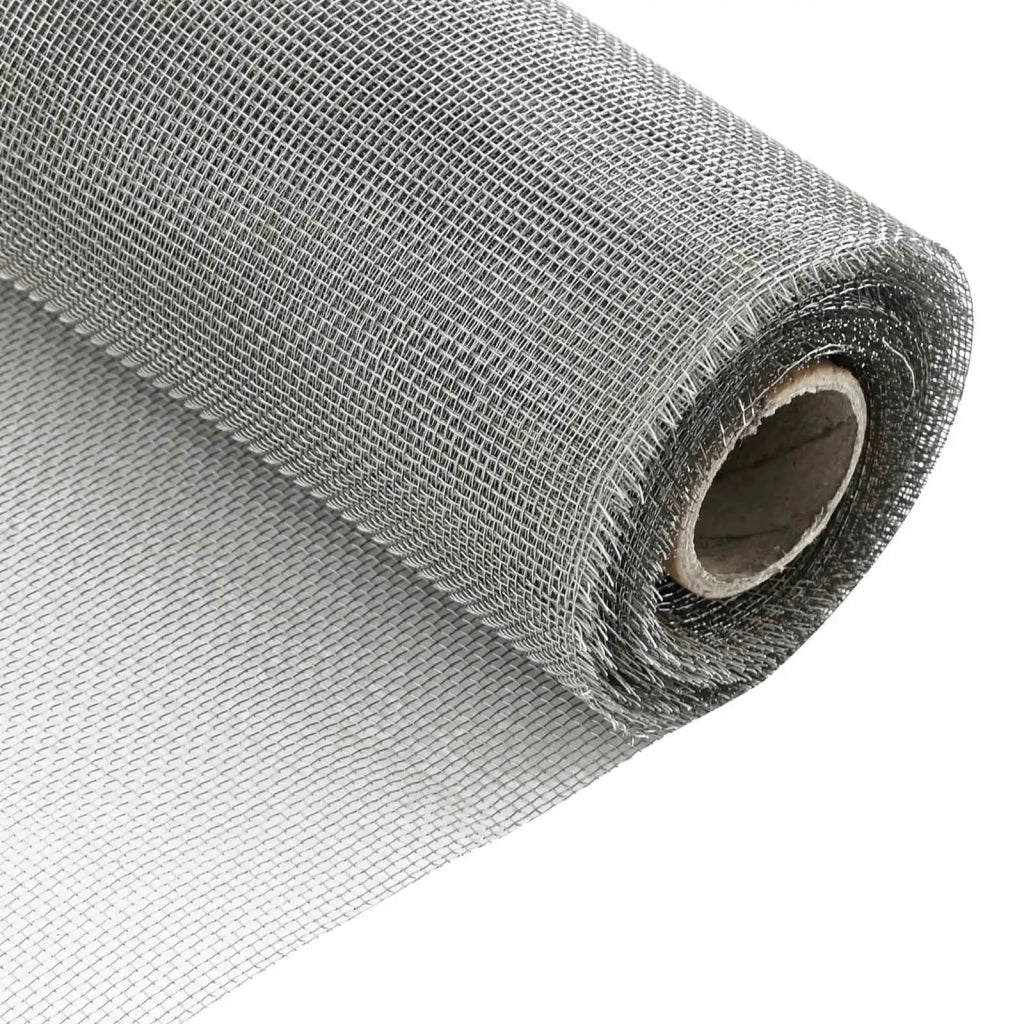 Rete per schermatura 80 x 500 cm 18 Mesh Argento 42039617