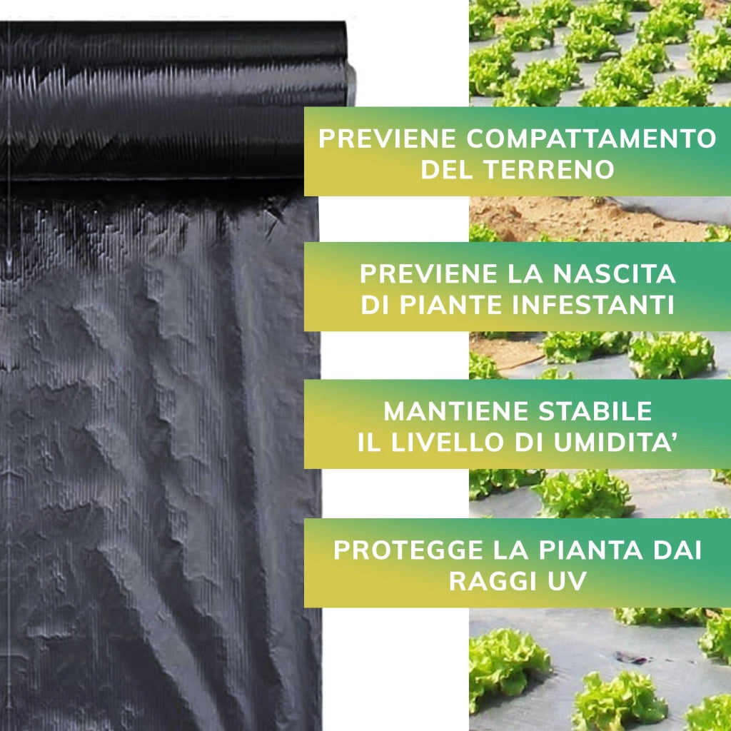 TELO PACCIAMATURA PASSO 20 EBAY 100 cm/100 mt
