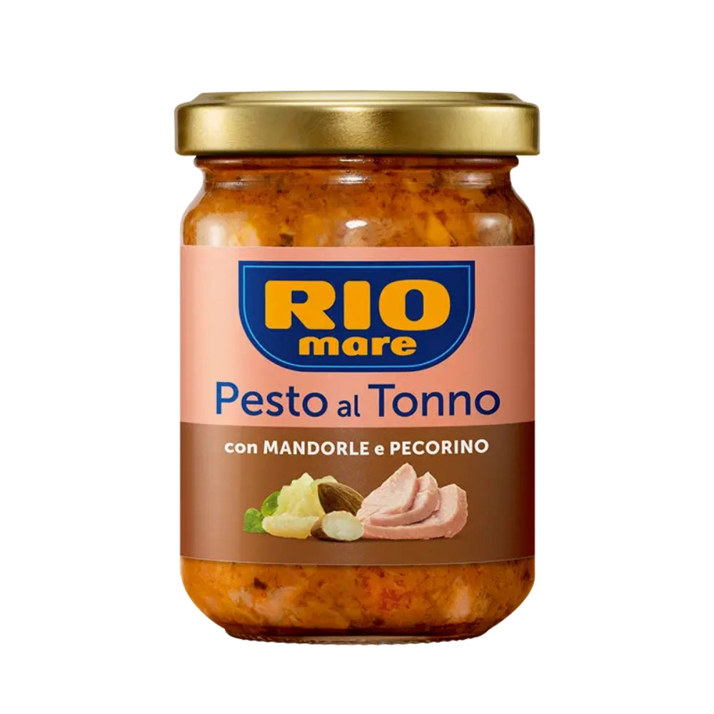 Rio mare pesto al tonno con mandorle e pecorino 6 vasetti da 130 grammi