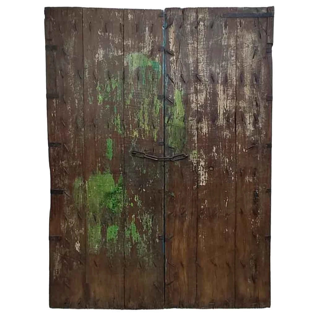 Porta in legno fatta a mano 151x7x227h cm