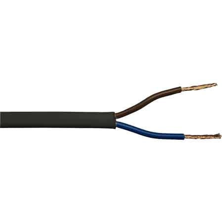 CAVO BIPOLARE 'NERO' Sezione 2x1 mm - 100 metrilineari