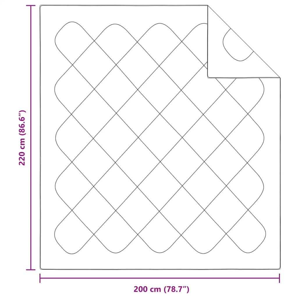 Duvet Estivo con cuscino 3 pcs Bianco Microfibra 3377291
