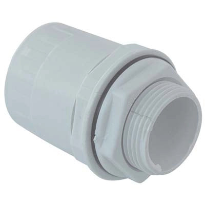 RACCORDO TUBO SCATOLA IP65 X TUBO RIGIDO PVC - GRIGIO MM 20- 10 pezzi