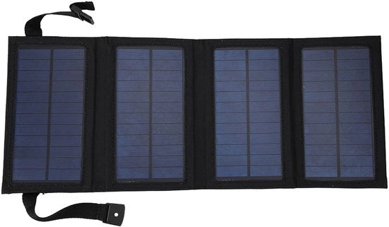 ONF3 - Caricatore Solare Pieghevole - Ricarica Portatile per Escursioni e Campeggio - 10 W 5V - Batteria Solare Monocristallina - Ideale per Utenti Esterni...