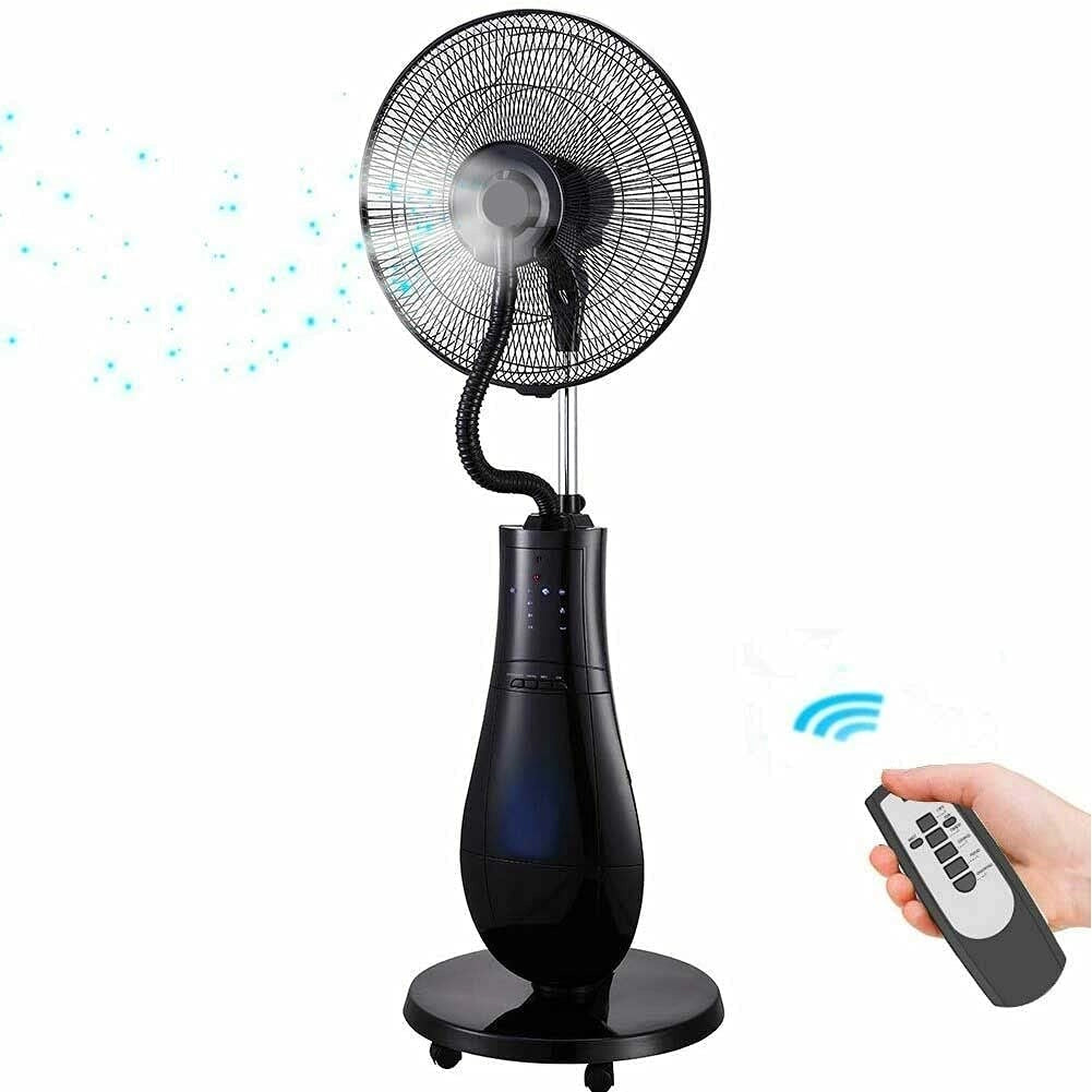 Ventilatore con nebulizzatore ionizzatore dcg modello sfera ve1462tt