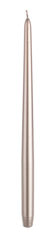 Candela Basic Conica Perla, Altezza 40cm (6 Pezzi)