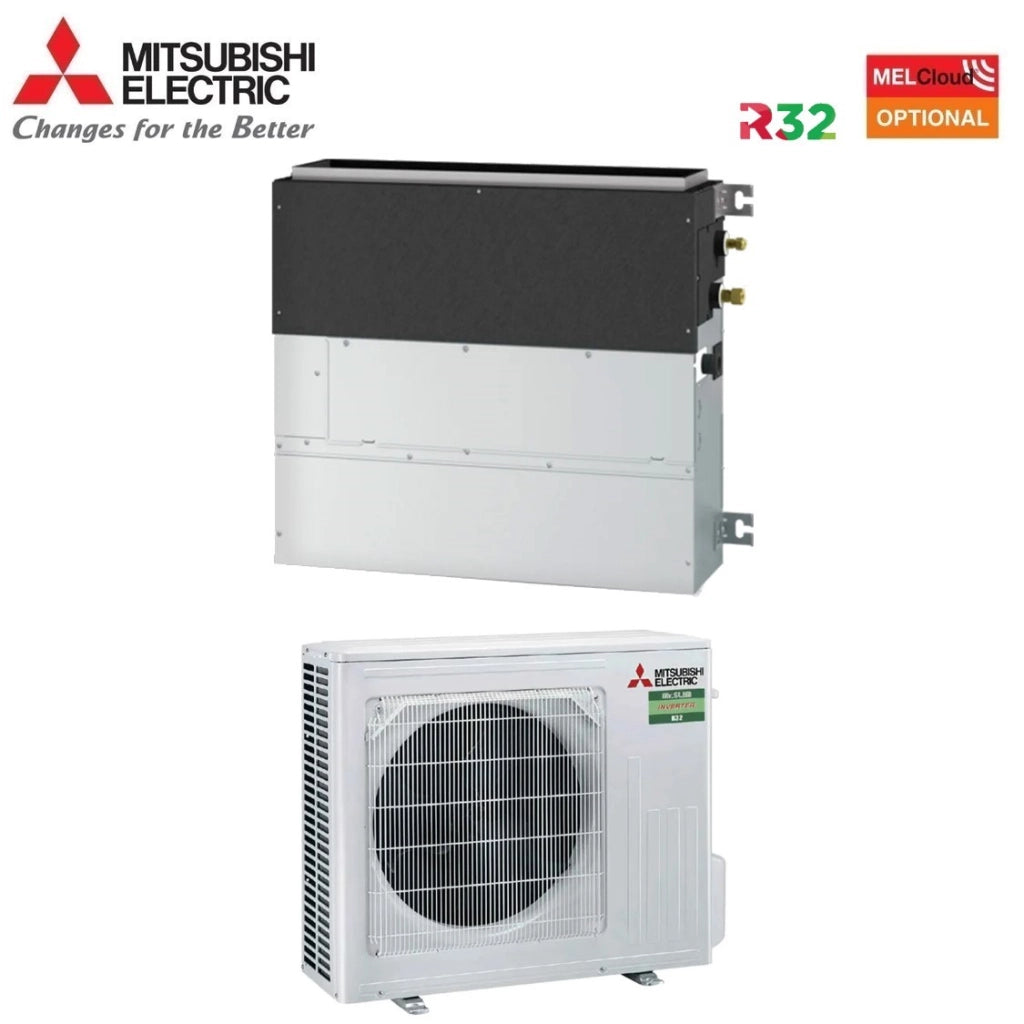 Climatizzatore Condizionatore Mitsubishi Electric Pavimento ad Incasso Inverter 21000 Btu SFZ-M60VA + SUZ-M60VA R-32 Wi-Fi Optional