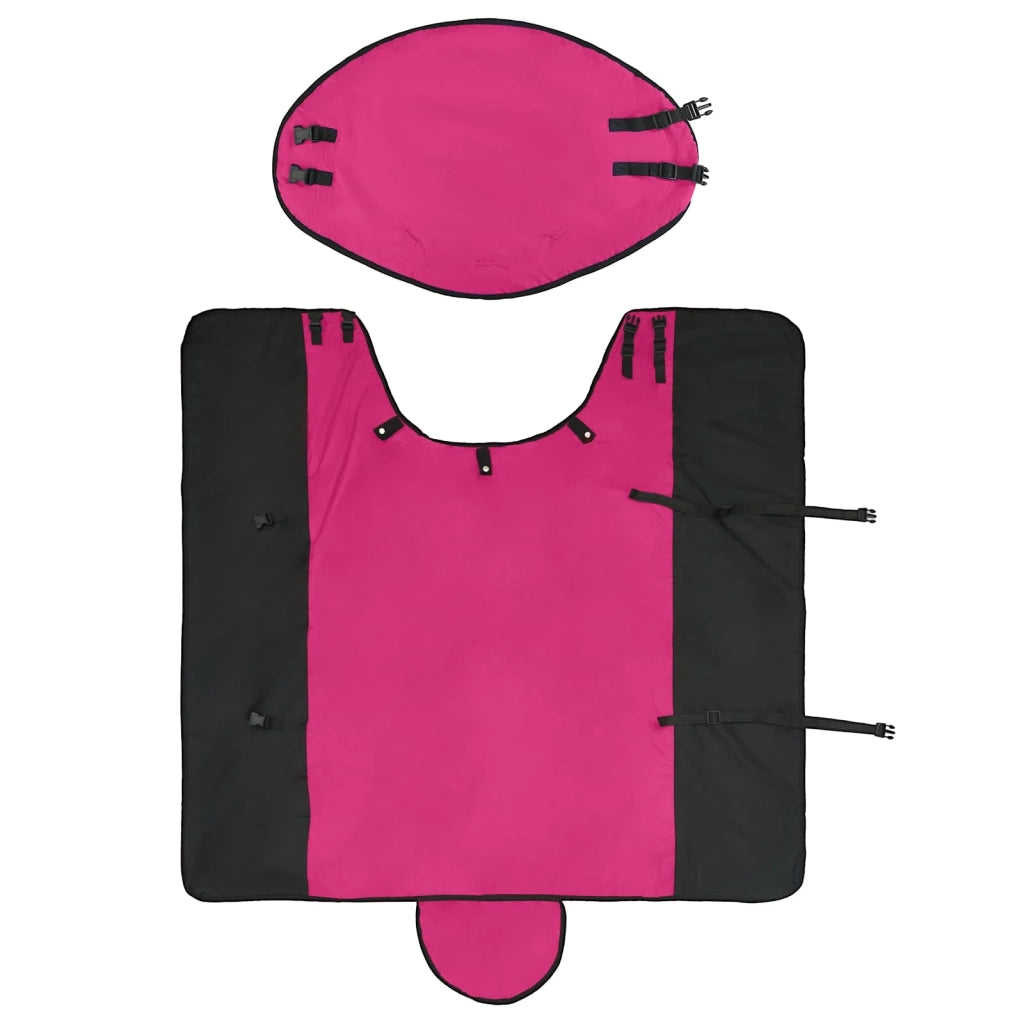 Coperta per Cavalli Rosa e Nero 85 cm Poliestere CFW6447958