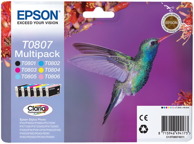 Epson Hummingbird Multipack a 6 colori