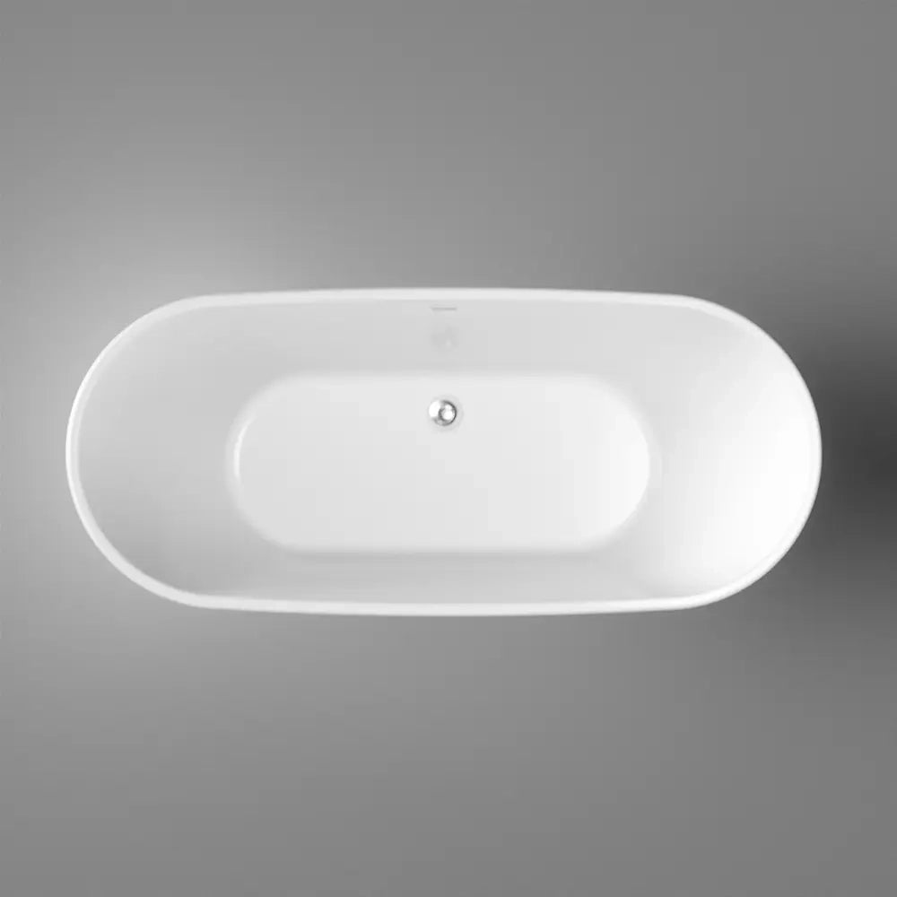 Vasca da bagno freestanding 170cm bianco lucido Mod. Ginevra