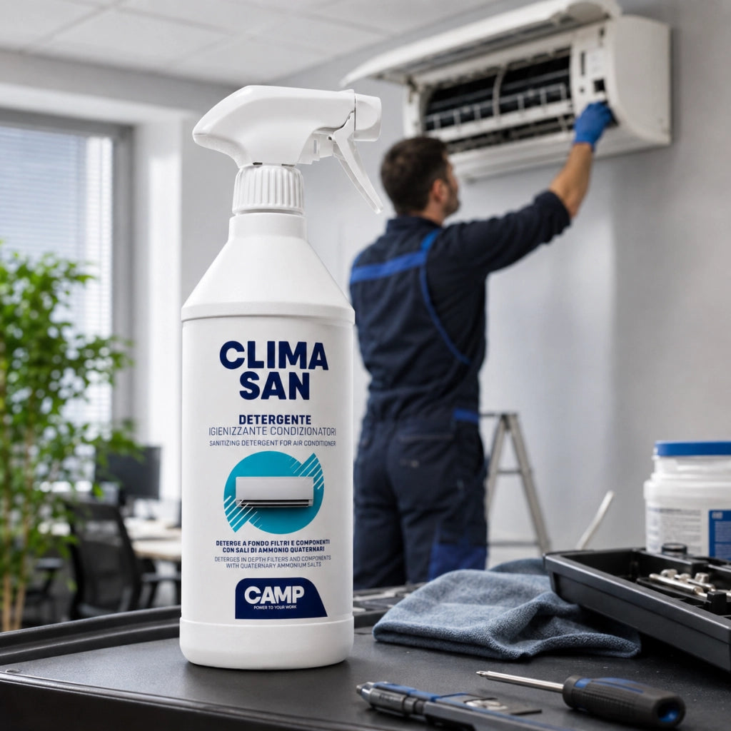 Camp climasan detergente per filtri e componenti climatizzatori 750 ml 3 pezzi
