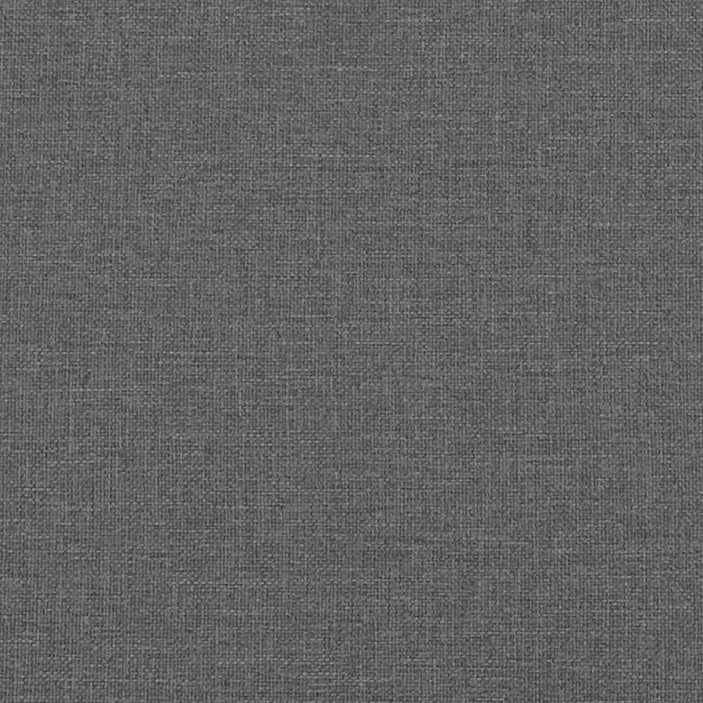 Pouf Grigio scuro Tessuto e Legno Ingegnerizzato 876774