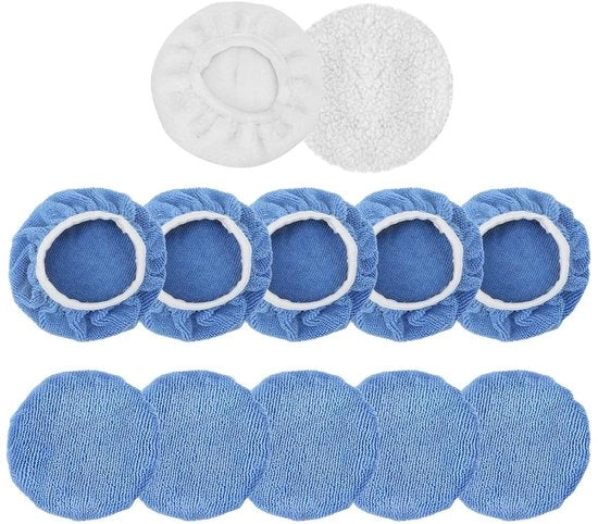 Set di spazzolatura riciclabile con dischi di spazzolatura a microvezzi molto densi per macchine da spazzolatura adatte per camion, motocicli e barche.